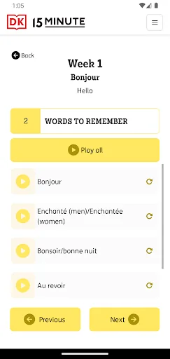 DK 15 Minute Language Course screenshot 4