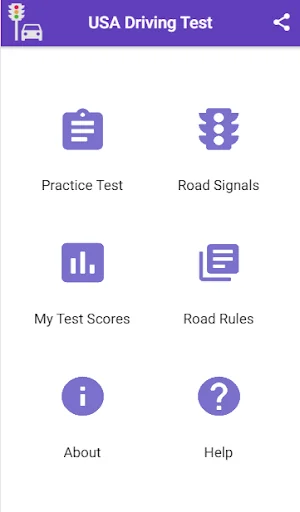 Practice Test USA & Road Signs screenshot 1