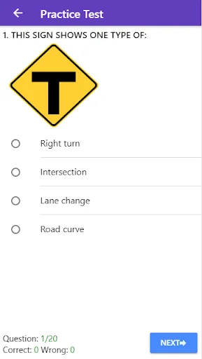 Practice Test USA & Road Signs screenshot 3