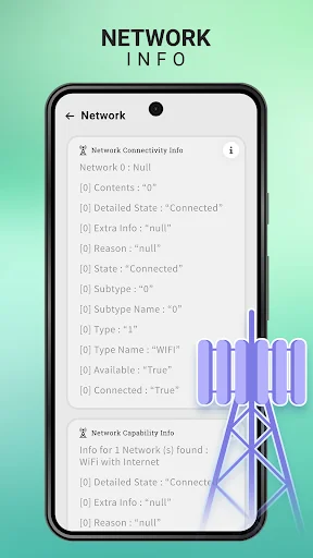 Network/WIFI Info & Sim Query screenshot 1