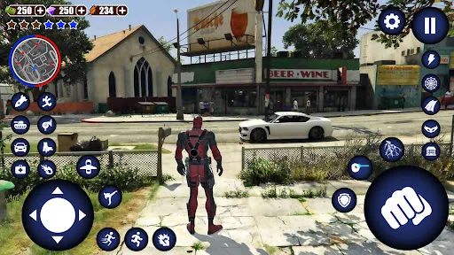 Miami Rope Hero Spider Game 2