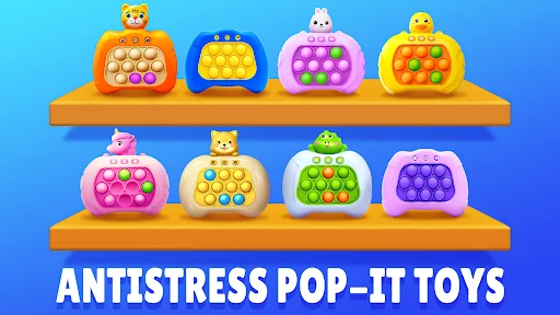 Pop It Games Fidget Antistress