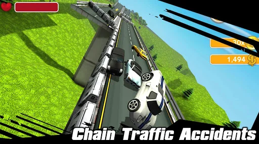 Traffic Crash - Highway Racer screenshot 3
