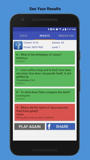 Bible Trivia screenshot 4