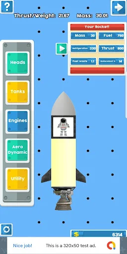 Rocket Creator & Flight Simula