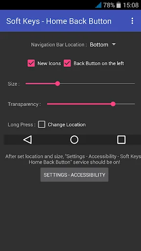 Soft Keys - Home Back Button screenshot 3