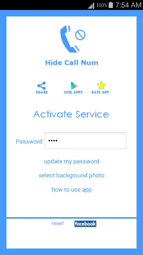 Hide Call Num