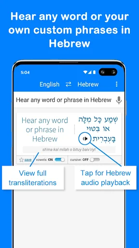 DoItInHebrew Hebrew Translator screenshot 4