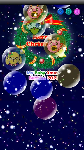 My baby Xmas (Bubbles pop!)