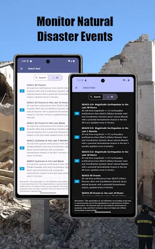 Natural Disaster Monitor screenshot 1