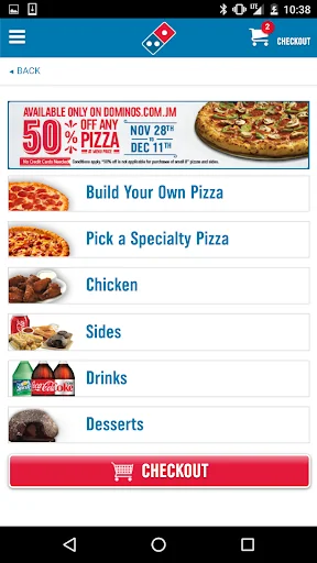 Domino's Jamaica screenshot 2