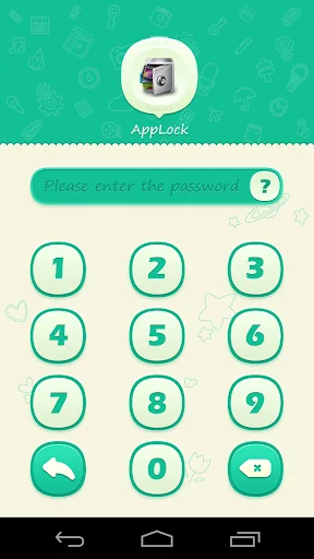 AppLock Theme Green screenshot 2