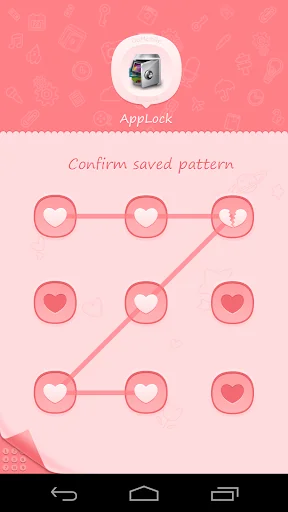 AppLock Theme Pink screenshot 1