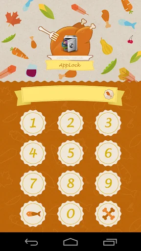 AppLock Theme Thanksgiving screenshot 1