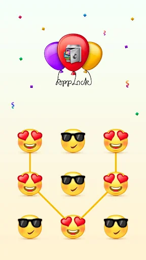 AppLock Theme Emoji screenshot 1