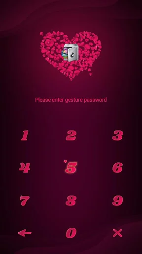 AppLock Theme Rose screenshot 2