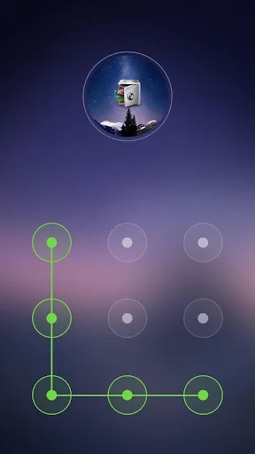 AppLock Theme SilentNight screenshot 2