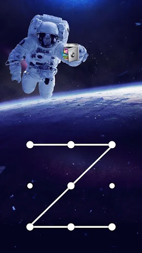 AppLock Live Theme Astronaut