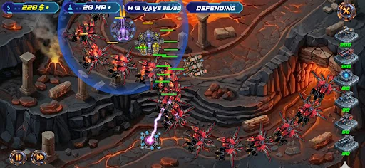 Galaxy Defender: Tower Defense screenshot 1