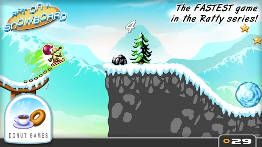 Rat On A Snowboard