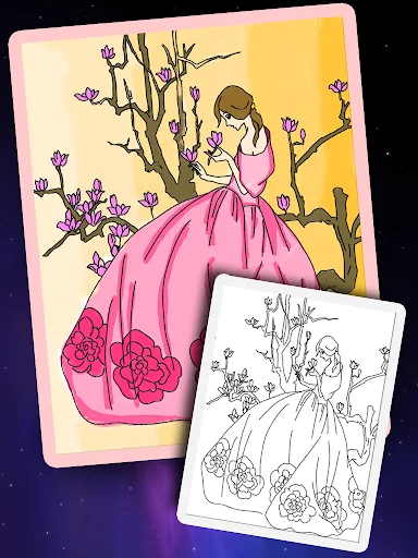 Princess Coloring Book screenshot 2