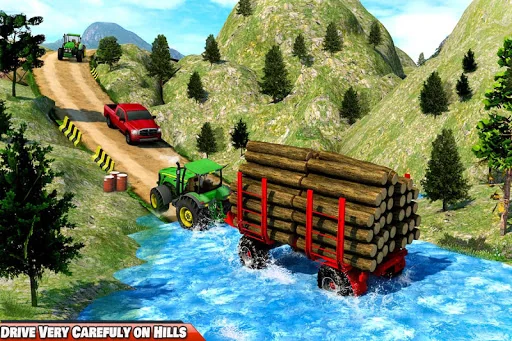 Tractor trolley :Tractor Games screenshot 1