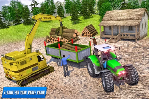 Tractor trolley :Tractor Games screenshot 4
