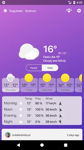 Buluttan - Weather of Turkey screenshot 3