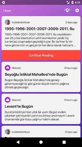 Buluttan - Weather of Turkey screenshot 4