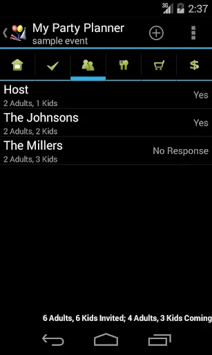 My Party Planner - Lite screenshot 3