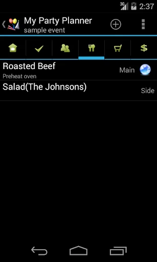 My Party Planner - Lite screenshot 4
