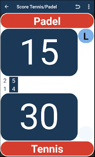 Score Tennis/Padel screenshot 2