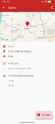 Sismo Chile