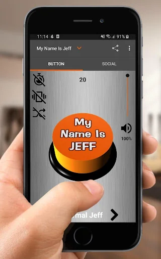 My Name Is Jeff Sound Button