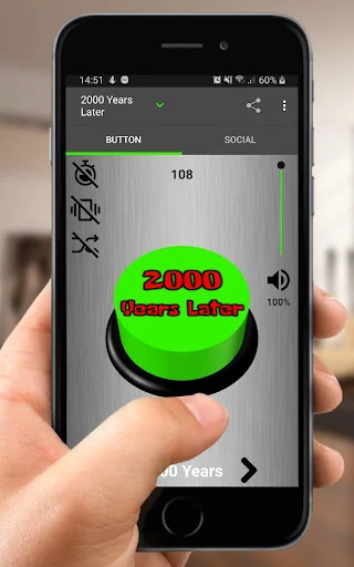2000 Years Later Button