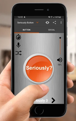 Seriously Sound Button