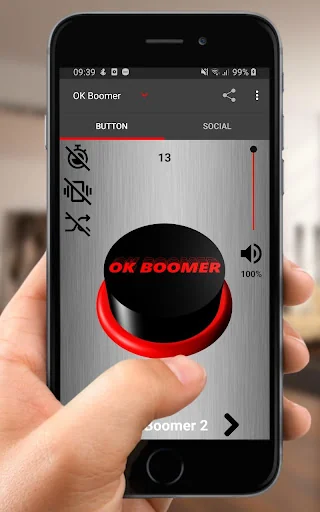OK Boomer Button
