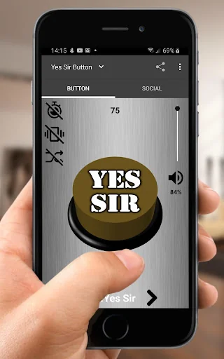 Yes Sir Sound Button