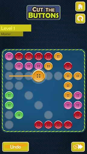 Cut the Buttons Logic Puzzle screenshot 2