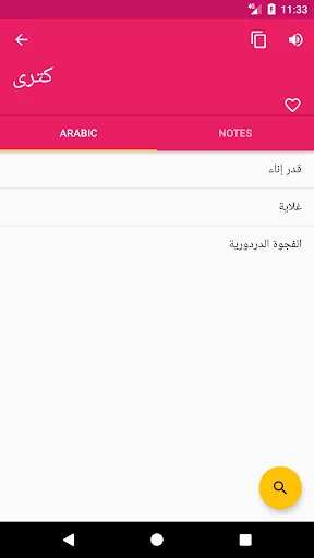 Arabic Persian Dictionary screenshot 2