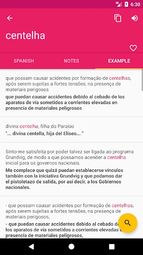 Portuguese Spanish Dictionary screenshot 3