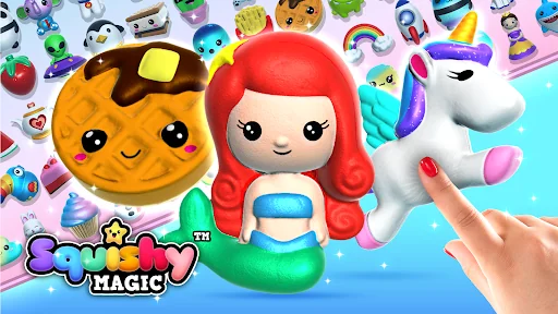 Squishy Magic: 3D Toy Coloring screenshot 1