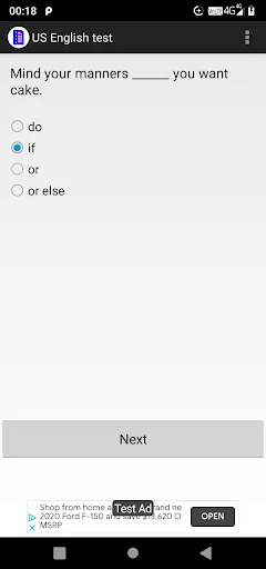 US English test