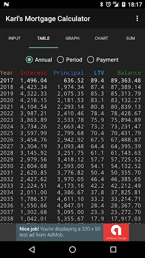 Karl's Mortgage Calculator screenshot 2
