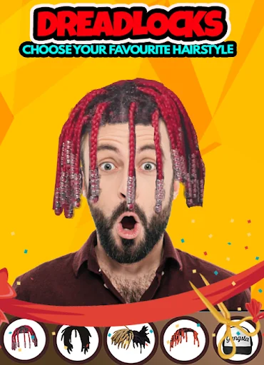 Dreadlocks Hair Photo Montage screenshot 2