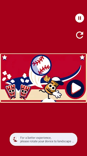 Super Snack Baseball Game screenshot 1