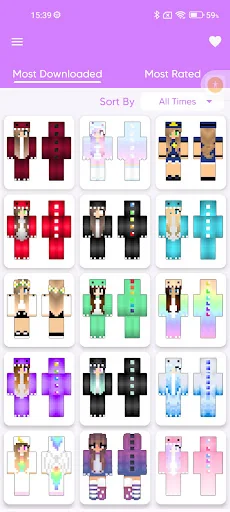 Dino Girl Skin for Minecraft