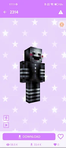 Horror Skin for Minecraft