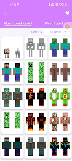 Mob Skin for Minecraft