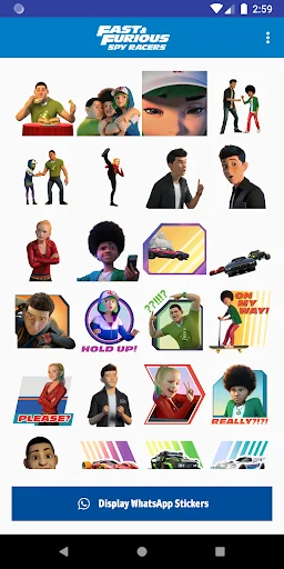 DWA TV Spy Racers Stickers